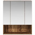 vidaXL Armoire Miroir de Salle de Bain Bois ancien 60 x 14.5 x 70 cm