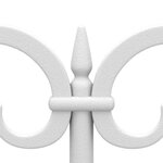 vidaXL Bordures de pelouse 17 Pièces Blanc 10 m PP