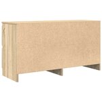 vidaXL Meuble TV chêne sonoma 100x35x54 cm bois d'ingénierie