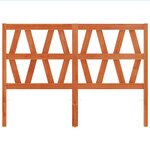 vidaXL Tête de lit cire marron 160 cm bois massif de pin