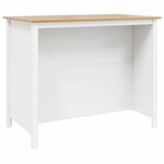 vidaXL Îlots de Cuisine HILL Blanc 112 x 66 x 90 cm Pin massif