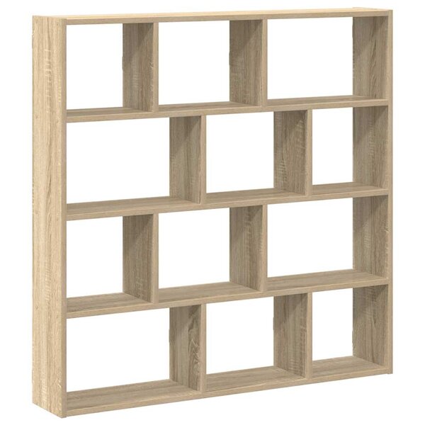 vidaXL Étagère cube murale 12 compartiments chêne sonoma
