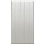 vidaXL Moustiquaire de porte rideau en maille 5 Pièces Noir 120x240 cm