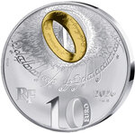 Monnaie FELLOWSHIP OF THE RING Lord of the Rings 25 Anniversaire Argent 10€ Euro France 2026 (PRÉCOMMANDE)