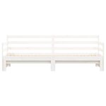 vidaXL Lit de jour et lit gigogne sans matelas 90x200 cm bois massif