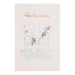 Carte Mariage Vive Les Mariés - Draeger paris