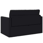 vidaXL Canapé-Lit 110cm Noir Simili cuir