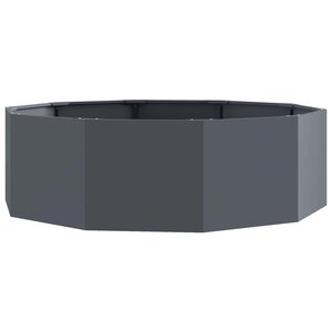 vidaXL Jardinière Anthracite 120 x 120 x 35 cm Acier
