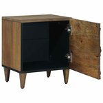 vidaXL Cabinet de chevet 2 Pièces Marron 40 x 33 5 x 46 cm