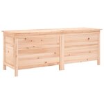 vidaXL Boîte de rangement de jardin 150x50x56 5 cm bois massif sapin