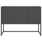 vidaXL Buffet Anthracite 105x35x75 cm Acier