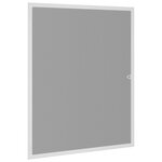 vidaXL Écran anti-insectes pour fenêtres Blanc 130 x 150 cm