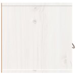vidaXL Armoire murale Blanc 80x30x30 cm Bois de pin massif