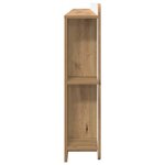 vidaXL Cabinet de Tête de Lit Chêne artisanal 180 cm Bois d’ingénierie