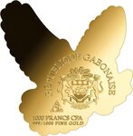 Pièce de monnaie en Or 1000 Francs g 0.031 (1/1000 oz) Millésime  PEACE DOVE