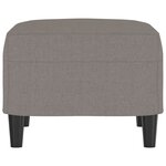 vidaXL Repose-pied Taupe 60x50x41 cm Tissu