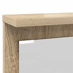 vidaXL Porte-manteau mural avec étagère Chêne sonoma 84 x 10 x 80 cm