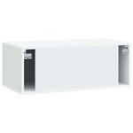 vidaXL Meuble TV mural Blanc 78 5 x 41 x 30 cm Bois d'ingénierie