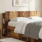 vidaXL Cabinet de Tête de Lit Bois ancien Bois d'ingénierie