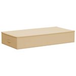 vidaXL Boîte de rangement 6 Pièces Crème 90 x 48 x 15 cm Tissu intissé