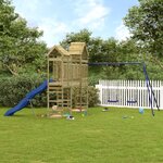 vidaXL Aire de jeux d'extérieur bois de pin imprégné