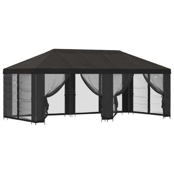 vidaXL Abri de jardin avec parois 6 x 3 m Anthracite