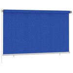 vidaXL Store roulant d'extérieur 240x140 cm Bleu PEHD
