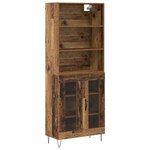 vidaXL Haut Armoire 2 Pièces Bois ancien Bois d'ingénierie