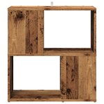 vidaXL Bibliothèque vieux bois 60x24x63 cm bois d'ingénierie
