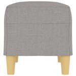 Banc banquette 70 x 35 x 41 cm tissu gris clair 02_0010585