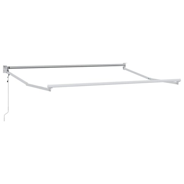 vidaXL Cadre de store rétractable électrique Blanc 3 x 2 m Aluminium