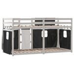 vidaXL Lit superposé sans matelas 90x200 cm bois de pin massif