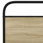 vidaXL Cadre de lit sans matelas 160x200 cm chêne sonoma