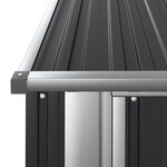 vidaXL Abri de jardin Anthracite 180 5x97x209 5 cm Acier galvanisé