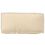 vidaXL Coussin de palette beige 80x40x12 cm en tissu Oxford