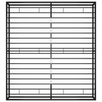 vidaXL Cadre de lit sans matelas noir métal 160x200 cm