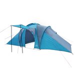 vidaXL Tente familiale à dôme 6 personnes bleu imperméable