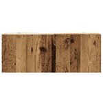 vidaXL Ensemble de meuble TV mural 6 Pièces vieux bois bois d'ingénierie
