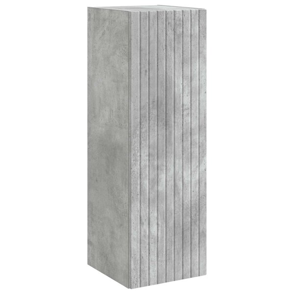 vidaXL Cabinet de Salle de Bain Mural Gris béton 33 x 34 5 x 60 cm