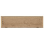 vidaXL Étagères murales 2 Pièces 60x15x4 cm bois de teck massif