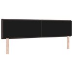 vidaXL Tête de lit Marron foncé 180 cm Cuir synthétique