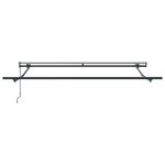 vidaXL Auvent rétractable automatique marron 300x250 cm
