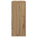 vidaXL Meuble mural chêne artisanal 80 x 33 x 80 cm Bois d'ingénierie