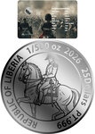 Monnaie BATTLE OF WATERLOO 1/500 Oz Platine 25$ Liberia 2026 (PRÉCOMMANDE)