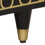 vidaXL Table basse 80x54x40 cm bois de manguier massif