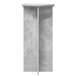 vidaXL Support de Plante 2 pièces Gris béton 40 x 40 x 80 cm