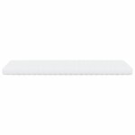 vidaXL Matelas en mousse blanc 90x190 cm 7 zones dureté 20 ILD