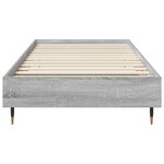 vidaXL Cadre de lit Sonoma gris 80 x 200 cm Bois d'ingénierie
