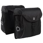 Willex sacoches de vélo 38 l noir et argenté 16101