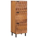 vidaXL Haut Armoire avec porte Finition Acacia Brun 40 x 33 x 110 cm